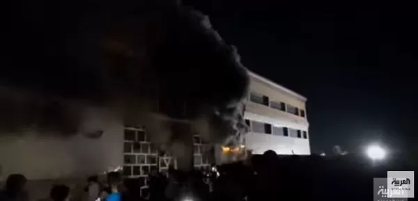 fire in the isolation center for Coronavirus patients in Dhi Qar (video)