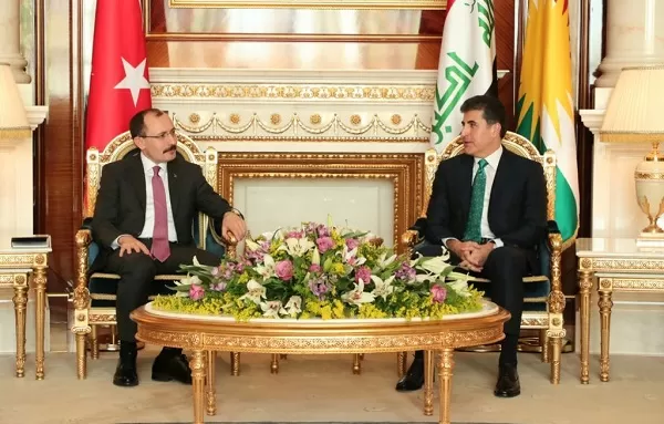 Kurdistan Region President meets with Turkey’s Minister of Commerce