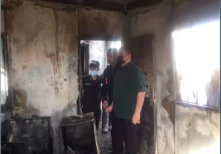 اندلاع حريق في مخيم للاجئين السورية بدهوك