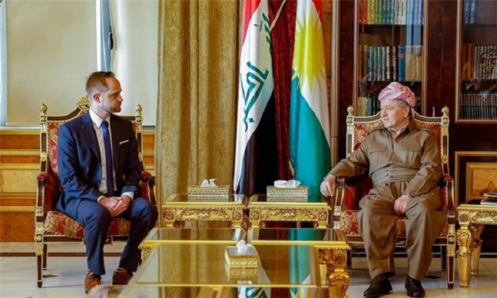 President Masoud Barzani Receives International Delegation in Erbil