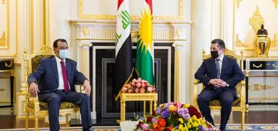 PM Barzani Received the Minister of Agriculture in the Federal Government