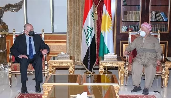 President Barzani receives the head of the United Iraqi Party
