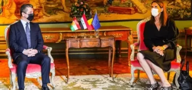 مسرور بارزاني ووزيرة الخارجية البلجيكية يبحثان تعزيز العلاقات بين أربيل وبروكسل