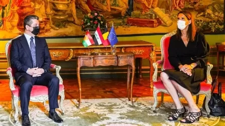 مسرور بارزاني ووزيرة الخارجية البلجيكية يبحثان تعزيز العلاقات بين أربيل وبروكسل