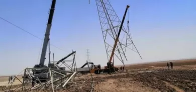 داعش يستهدف خطوط نقل الطاقة الكهربائية في كركوك