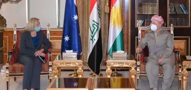 President Barzani receives Australian Ambassador to Iraq