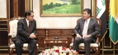 رئيس إقليم كوردستان يستقبل السفير الفلبيني