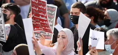 تظاهرات في رام الله تطالب برحيل الرئيس عباس