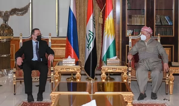 President Barzani receives Russian Ambassador to Iraq