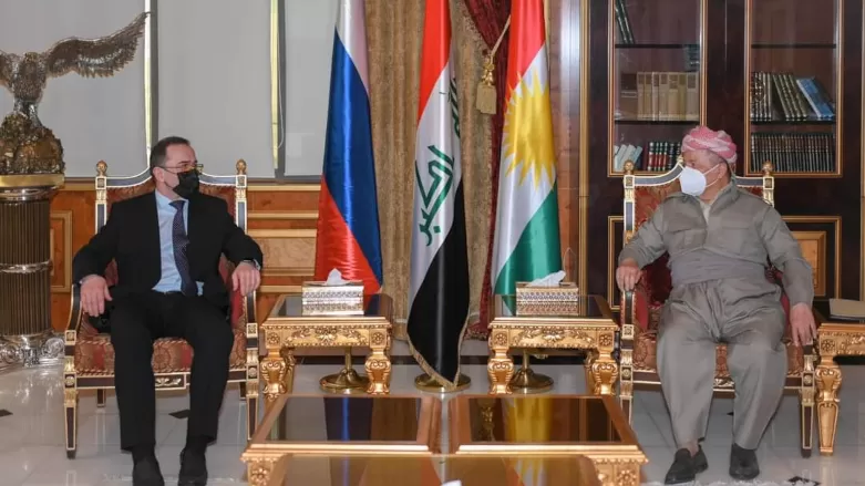 الرئيس بارزاني والسفير الروسي لدى بغداد يبحثان الانتخابات المبكرة وأوضاع العراق