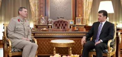 President Nechirvan Barzani meets with Global Coalition delegation