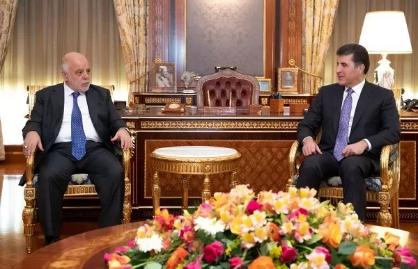 President Nechirvan Barzani receives leader of Iraq’s Victory Alliance