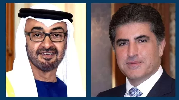 Kurdistan Region President receives congratulatory phone call from Crown Prince of Abu Dhabi