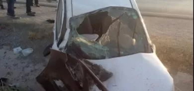 اصابة 4 اشخاص في حادث سير مروع غرب أربيل