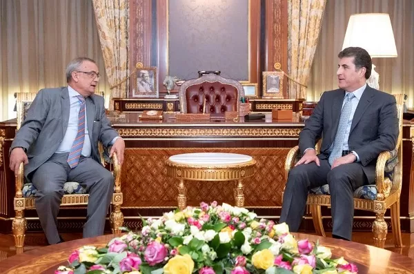 Kurdistan Region President receives Spain’s Ambassador
