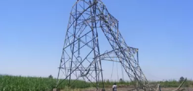 Explosion of two power towers in Diyala