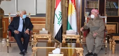 President Masoud Barzani meets PMF official