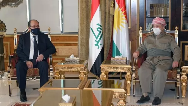 President Masoud Barzani receives head of State of Law coalition