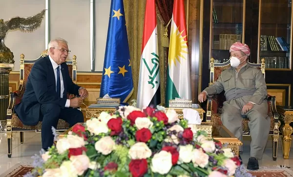 President Masoud Barzani receives EU high delegation
