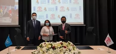 UNDP and Toyota sign MoU to support youth employment and achieve SDGs in Iraq