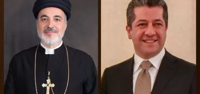 رئيس حكومة إقليم كوردستان يهنئ بطريرك كنيسة المشرق الآشورية