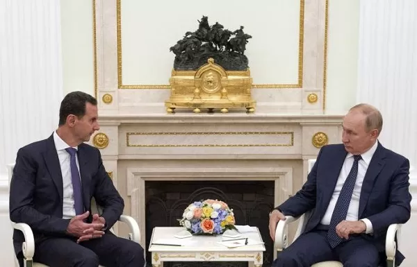 Putin meets al-Assad in Moscow, criticizes foreign forces in Syria