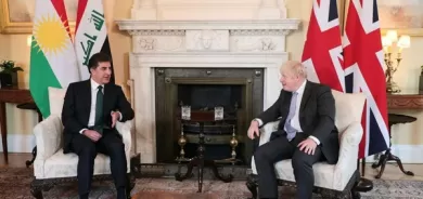 President Nechirvan Barzani meets with Prime Minister Boris Johnson