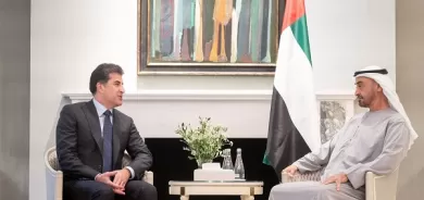 Kurdistan Region President meets with Crown Prince of Abu Dhabi