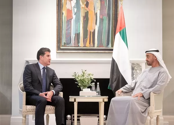 Kurdistan Region President meets with Crown Prince of Abu Dhabi