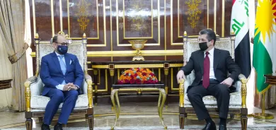 رئيس حكومة إقليم كوردستان يستقبل السفير البنغلاديشي الجديد لدى العراق