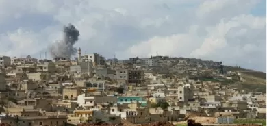 Airstrike kills, wounds Turkey-backed gunmen in north Syria