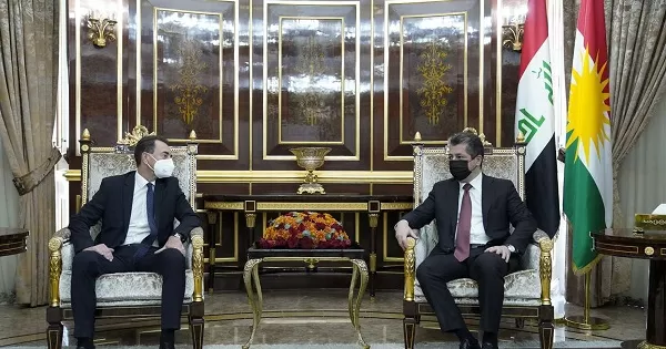 PM Masrour Barzani meets new French Ambassador to Iraq