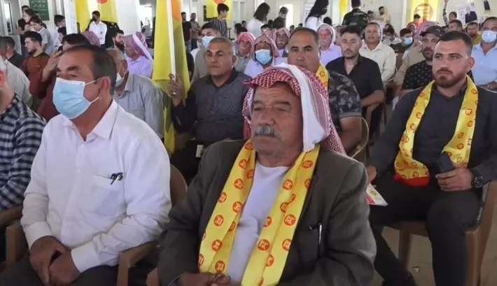 نازحو شنگال يعلنون دعمهم لمرشحي الديمقراطي الكوردستاني