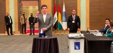 نيجيرفان بارزاني أول المصوتين في الانتخابات البرلمانية العراقية