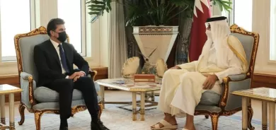 نيجيرفان بارزاني ورئيس الوزراء القطري يبحثان فرص الاستثمار القطري في اقليم كوردستان