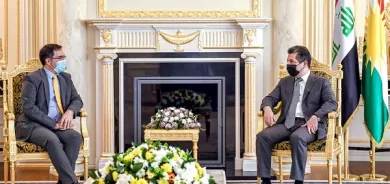 PM Masrour Barzani meets UK ambassador to Iraq