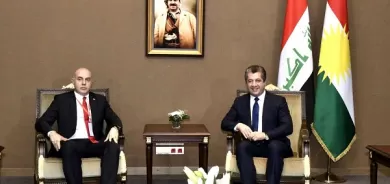 PM Masrour Barzani meets Turkish Ambassador to Iraq