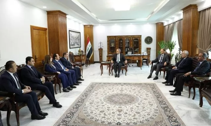 وفد الديمقراطي الكوردستاني يجتمع مع رئيس مجلس القضاء الاعلى العراقي