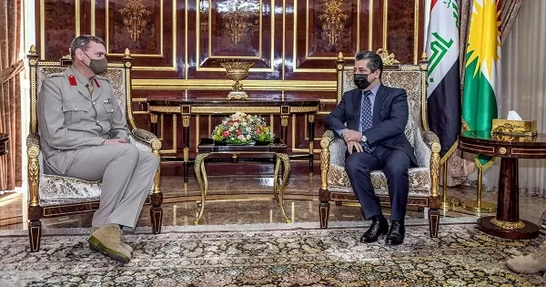 PM Masrour Barzani meets Deputy Commander of Coalition Forces