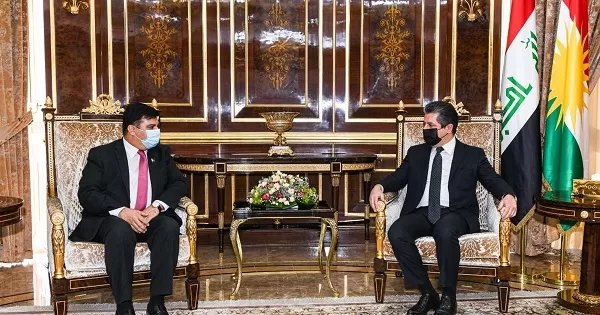 PM Masrour Barzani meets Pakistan Ambassador to Iraq