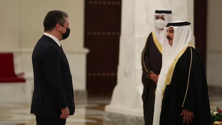 رئيس حكومة اقليم كوردستان يلتقي ملك البحرين