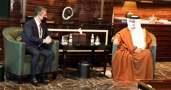 PM Masrour Barzani meets Bahrain’s Crown Prince and Prime Minister
