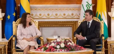 Kurdistan Region President and Sweden’s Minister of Foreign affairs hold meeting