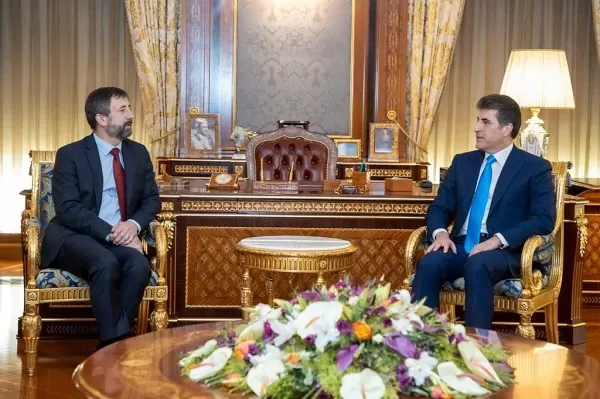 Kurdistan Region President receives Czechia’s Ambassador to Iraq