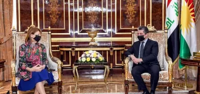 PM Masrour Barzani meets President of the Iraq Britain Business Council