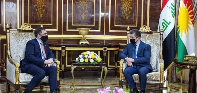 Prime Minister Masrour Barzani meets UK Ambassador to Iraq