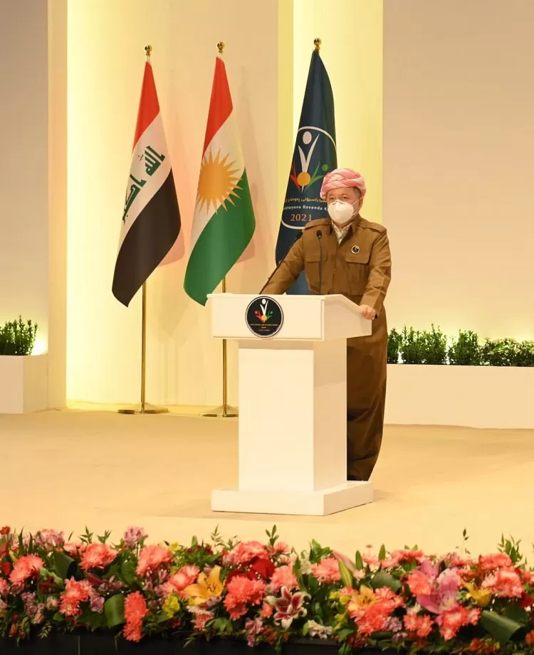 President Masoud Barzani at the Kurdish Diaspora Conference: Conflict with regimes should not lead to hostility to peoples