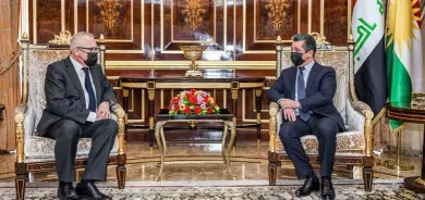 رئيس حكومة إقليم كوردستان يستقبل السفير الفنلندي لدى العراق
