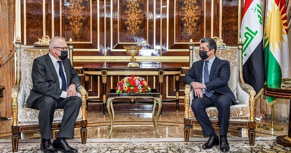 PM Masrour Barzani meets Finland’s Ambassador to Iraq