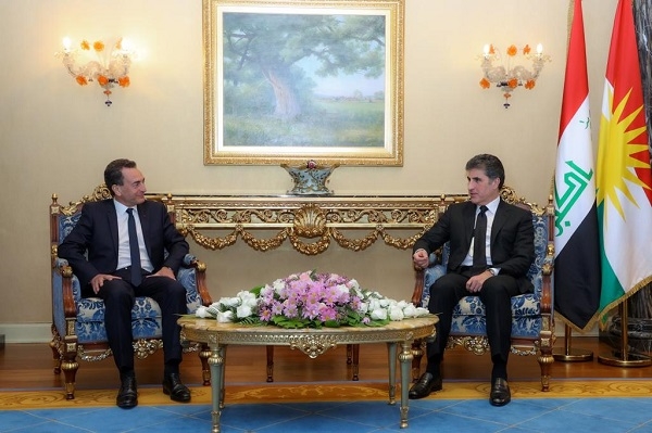 Kurdistan Region President and France’s Ambassador discuss developments in Iraq